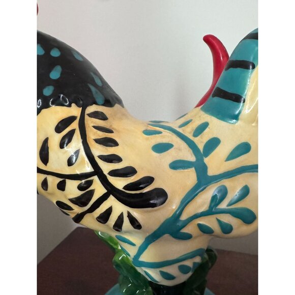 🐓 Vintage Poultry in Motion Roosters – Set of 2 Collectible Figures - Picture 12 of 14